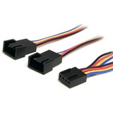 StarTech.com 12in 4 Pin Fan Power Splitter Cable