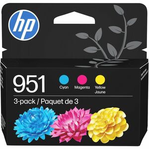 HP 951 (CR314FN) Original Inkjet Ink Cartridge - Cyan, Magenta, Yellow - 3 / Pack