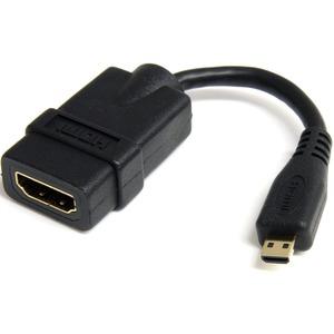 StarTech.com 5in High Speed HDMI&reg; Adapter Cable - HDMI to HDMI Micro - F/M