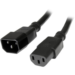 StarTech.com 10 ft 14 AWG Computer Power Cord Extension