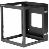 StarTech.com 12U 22in Depth Hinged Open Frame Wall Mount Server Rack