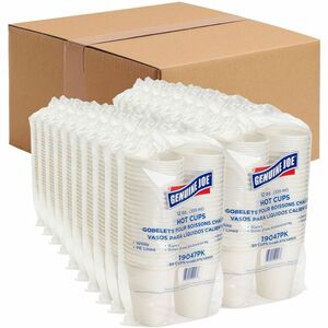 Genuine Joe 12 oz Disposable Hot Cups