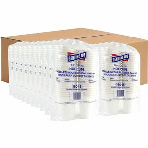 Genuine Joe 8 oz Disposable Hot Cups