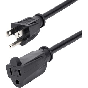 StarTech.com 3 ft Power Extension Cord - NEMA 5-15R to NEMA 5-15P