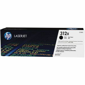 HP 312X (CF380X) Original Laser Toner Cartridge - Single Pack - Black - 1 Each