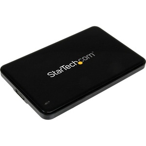 StarTech.com Drive Enclosure SATA/600 - USB 3.0 Micro-B Host Interface - UASP Support External - Black