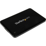 StarTech.com Drive Enclosure SATA/600 - USB 3.0 Micro-B Host Interface - UASP Support External - Black
