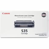 Canon S35 Original Laser Toner Cartridge - Black - 1 Each