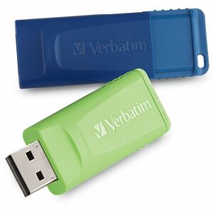 Microban 16GB Store 'n' Go USB Flash Drive - 2pk - Blue, Green