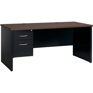 Lorell Fortress Modular Series Left-Pedestal Desk