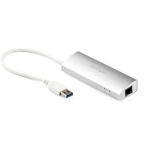 StarTech.com 3-Port Portable USB 3.0 Hub plus Gigabit Ethernet