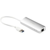 StarTech.com 3-Port Portable USB 3.0 Hub plus Gigabit Ethernet