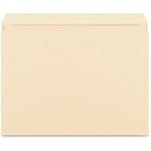 Business Source Straight Tab Cut Letter Recycled Storage Folder
