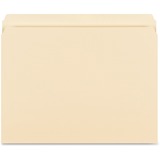 Business Source Straight Tab Cut Letter Recycled Storage Folder