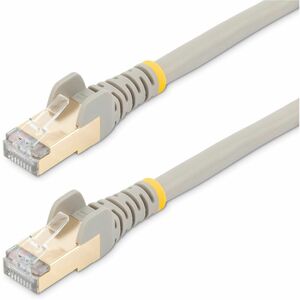 StarTech.com Cat6a Ethernet Patch Cable - Shielded (STP) - 4 ft., Gray