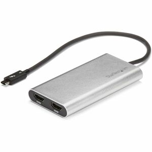 StarTech.com Thunderbolt 3 to Dual HDMI Adapter - 4K 60Hz - Mac and Windows Compatible