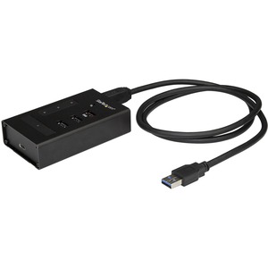 StarTech.com 4-Port USB Hub - Metal - USB-A to 3x USB-A and 1x USB-C - USB 3.0