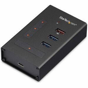 StarTech.com 4-Port USB-C Hub - Metal - USB-C to 3x USB-A and 1x USB-C - USB 3.0