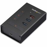 StarTech.com 4-Port USB-C Hub - Metal - USB-C to 3x USB-A and 1x USB-C - USB 3.0