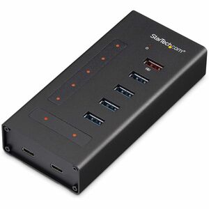 StarTech.com 7-Port USB-C Hub - Metal - USB-C to 5x USB-A and 2x USB-C - USB 3.0