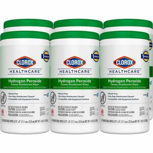 Clorox Healthcare Hydrogen Peroxide Cleaner Disinfectant Wipes