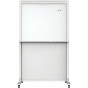 Quartet Motion Dual-Track Mobile Magnetic Dry-Erase Easel