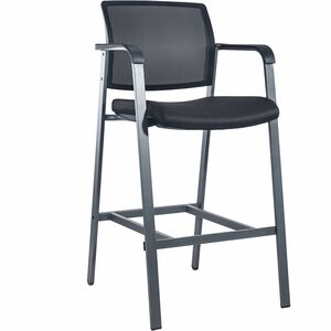 Lorell Mesh Back Guest Stool with Arms
