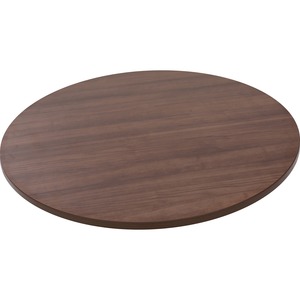 Lorell Woodstain Hospitality Round Tabletop