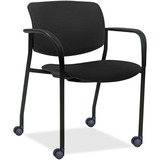 Lorell Advent Mobile Stack Chairs with Arms