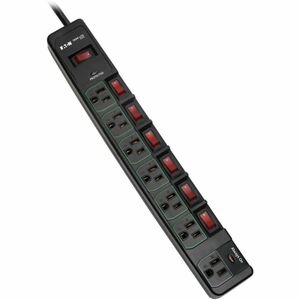 Tripp Lite by Eaton TLP76MSGB ECO-Surge 7-Outlet Surge Protector