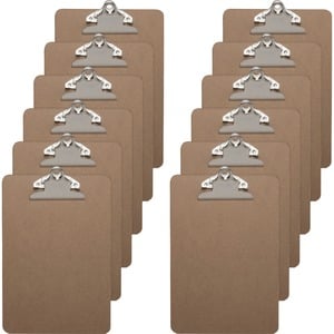 Business Source Mini Clipboard with Standard Metal Clip