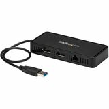StarTech.com USB to Dual DisplayPort Mini Docking Station - Dual 4K 60Hz - GbE - USB 3.0