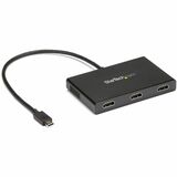 StarTech.com USB C to HDMI Multi-Monitor Adapter - 3-Port MST Hub - USB C Multi Monitor