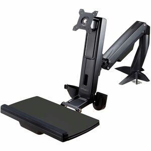 StarTech.com Mounting Arm for Monitor, Keyboard - Black - TAA Compliant