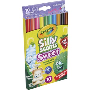 Crayola Silly Scents Slim Scented Washable Markers