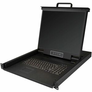 StarTech.com 1U Single Port KVM Console for Server Rack - VGA KVM - 19in