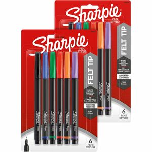 Sharpie Fine Point Pens - 6-Packs