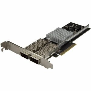 StarTech.com Dual-Port QSFP+ Server NIC Card - PCI Express - Intel Chip
