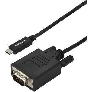 StarTech.com 3 m (10 ft.) USB-C to VGA Cable - 1920 x 1200 - Black