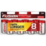 Rayovac Fusion Alkaline D Battery 4-Packs