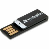 Microban 16GB Clip-it USB Flash Drive - Black