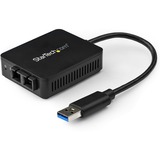 StarTech.com USB 3.0 to Fiber Optic Converter - 1000Base-SX SC