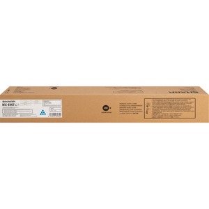 Sharp MX-61NT Original Laser Toner Cartridge - Cyan - 1 Each
