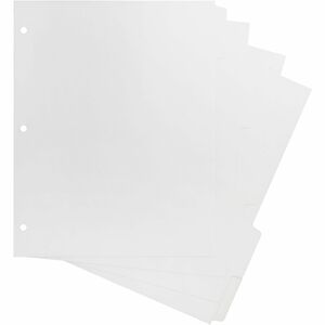 Business Source White Tab Double-reverse Print-on Index