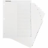 Business Source A-Z Tab Table of Contents Index Dividers