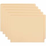 Business Source Straight Tab Cut Letter Recycled Fastener Folder