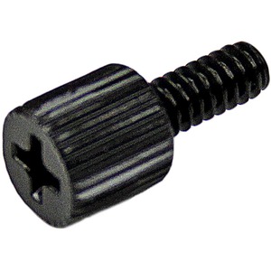 StarTech.com 6-32, 5/16in Long Black Metal Computer Case Thumbscrew - Pkg of 50