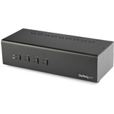 StarTech.com 4-Port Dual-Monitor DVI KVM Switch with USB 3.0 Hub