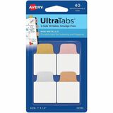 Avery&reg; UltraTabs Metallic Color 2-sided Mini Tabs