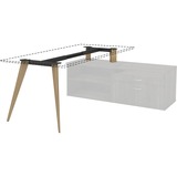 Lorell Relevance Wood Frame for 30" L-shape Desk
